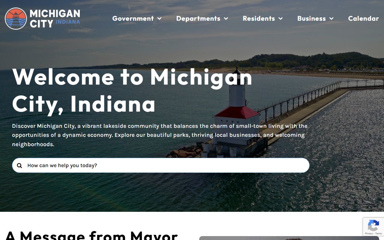Michigan City government website for Michigan City booking releases
