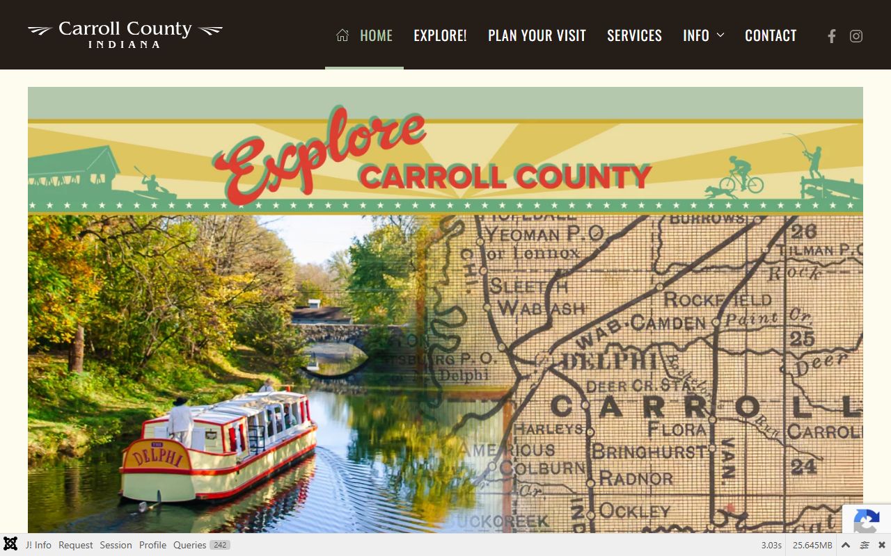 Carroll County government website for Carroll County booking releases