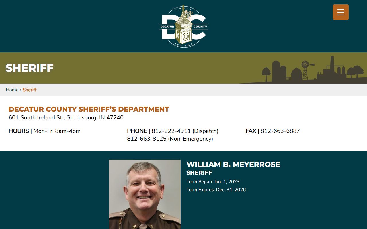 Decatur County sheriff department for Decatur County booking releases