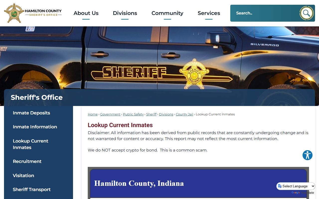 hamilton county inmate lookup page for hamilton county booking releases