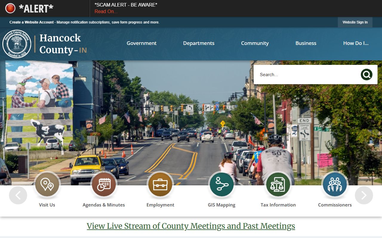 hancock county government website for hancock county booking releases
