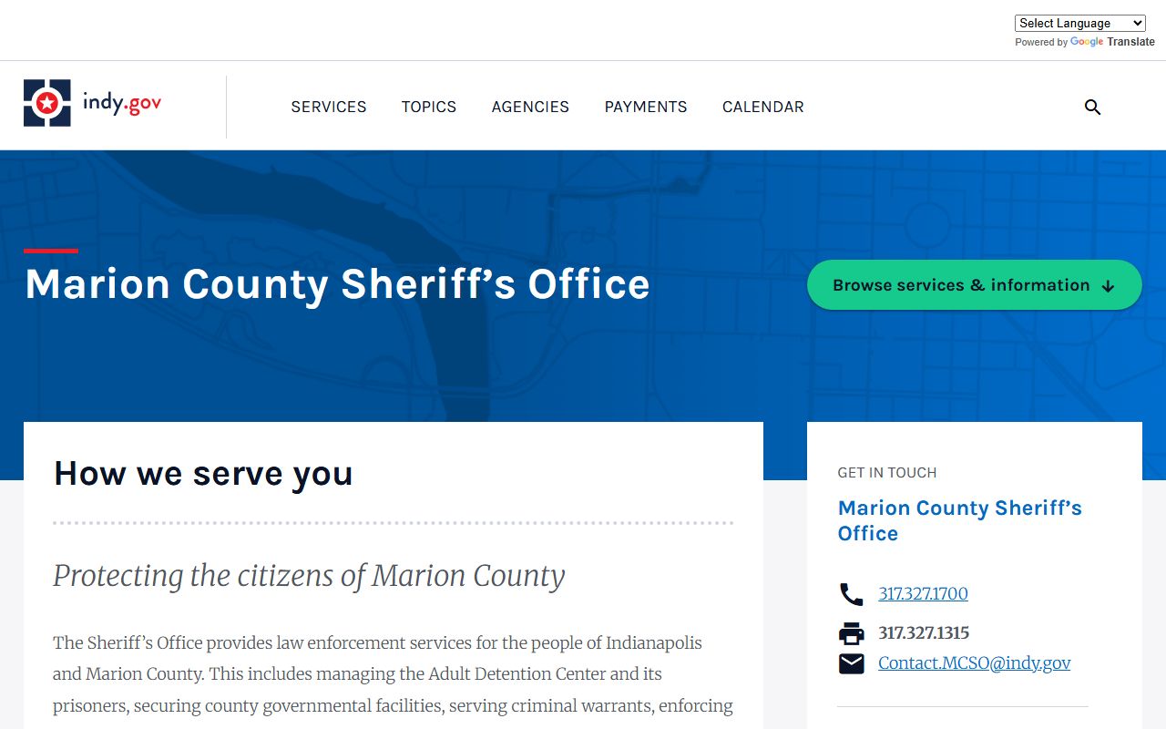 marion county sheriff office for marion county booking releases