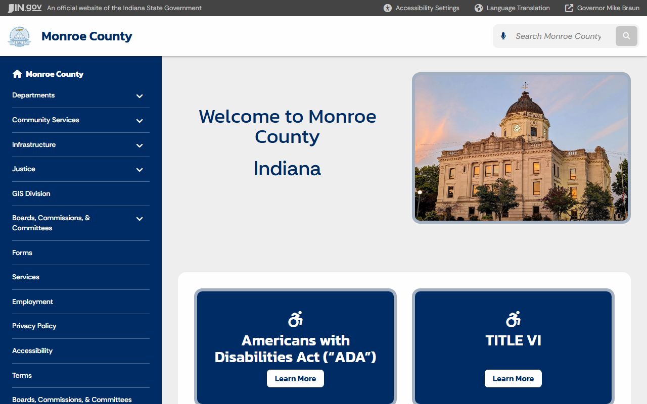 monroe county government website for monroe county booking releases