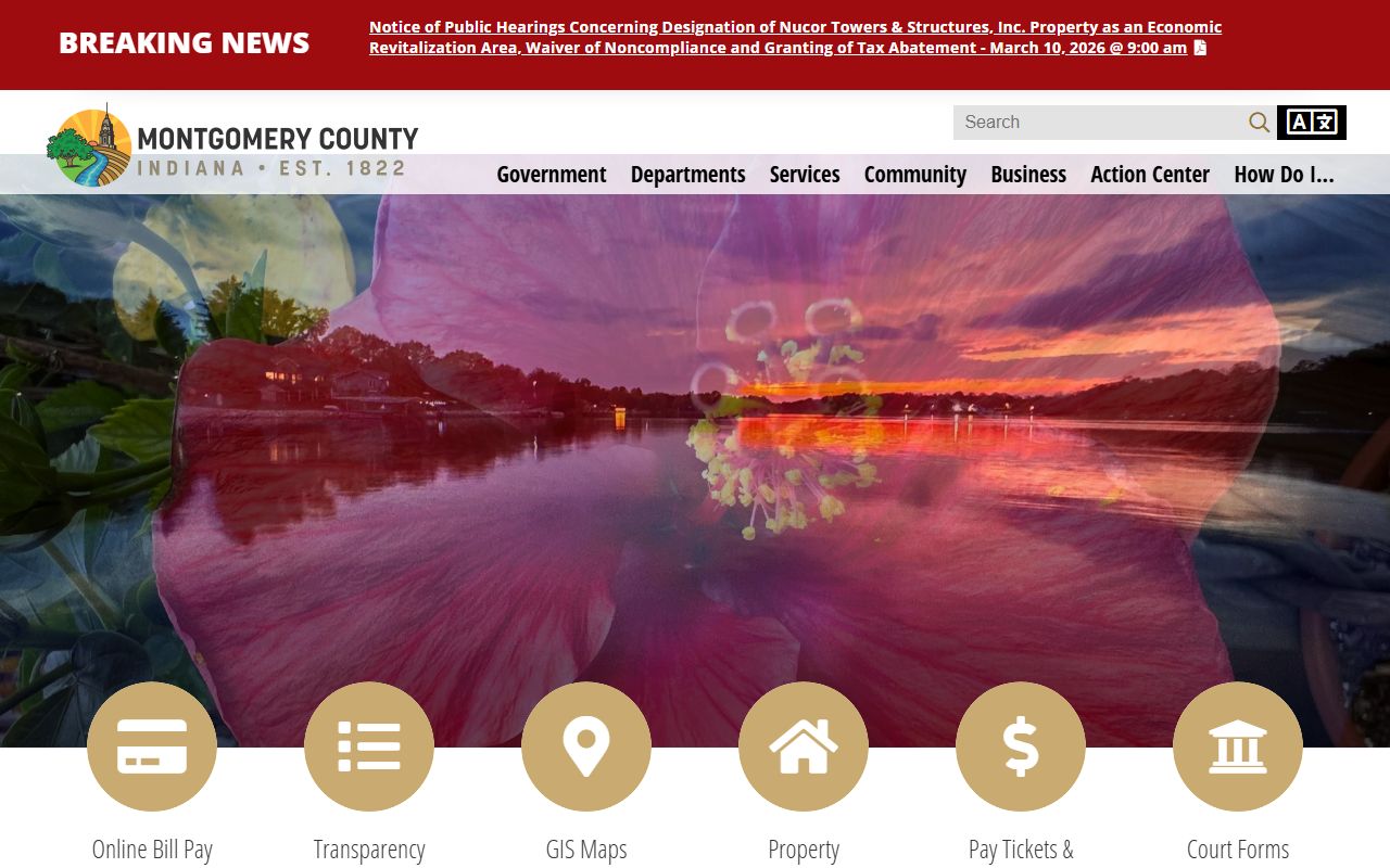 montgomery county government website for montgomery county booking releases