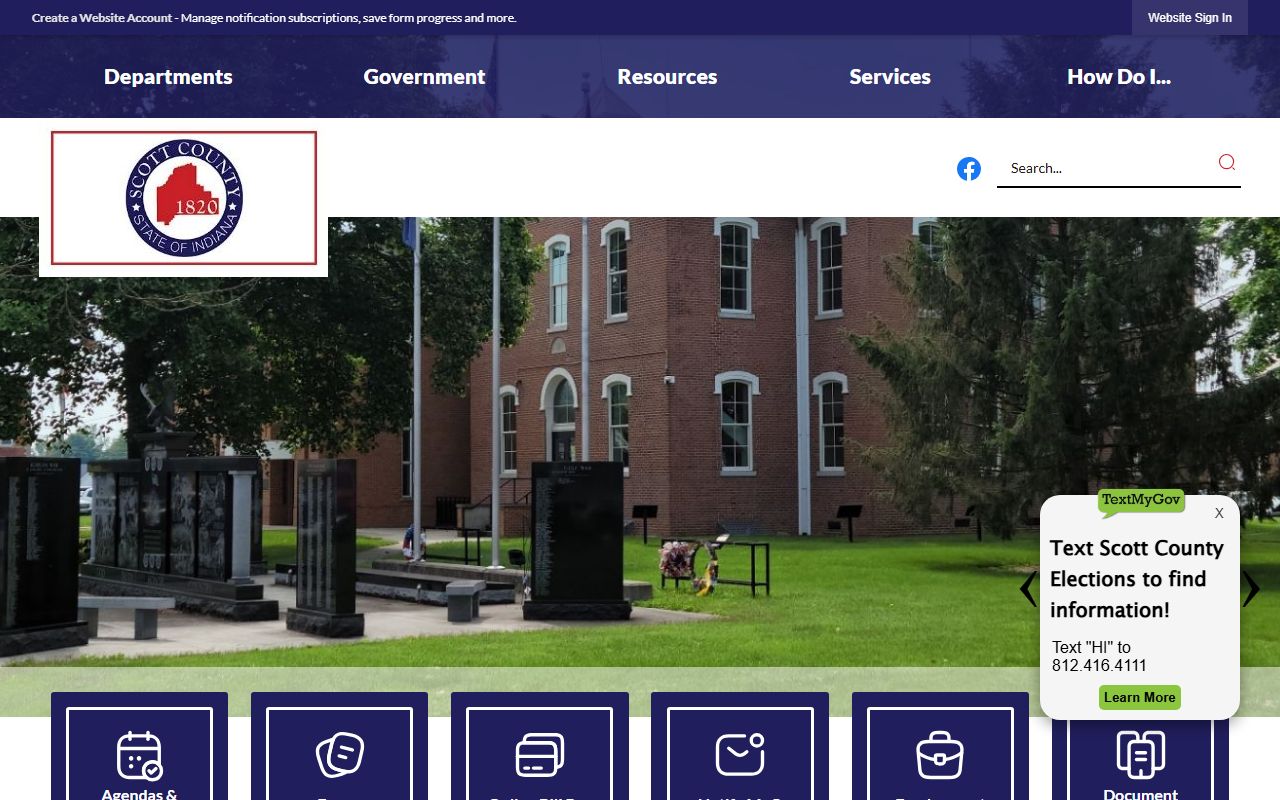 scott county government website for scott county booking releases