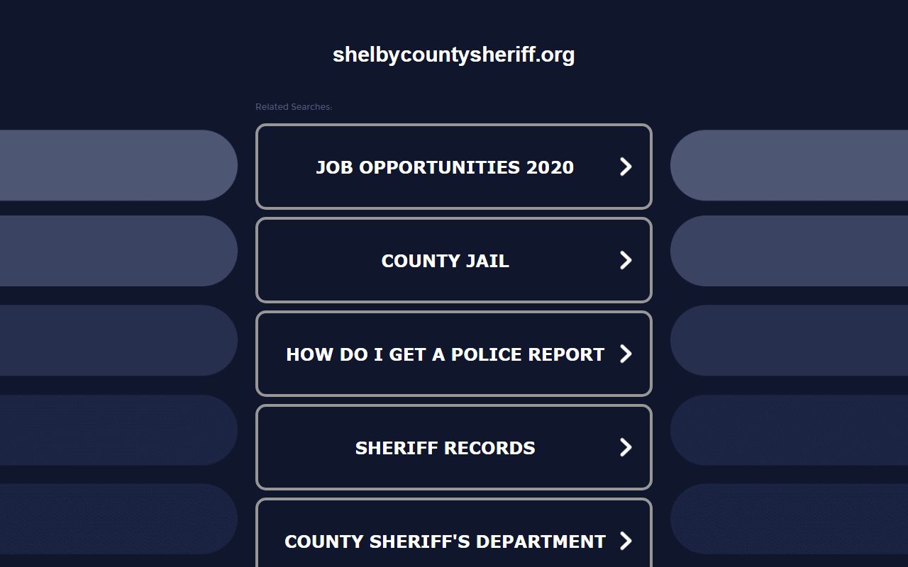 shelby county sheriff office website for shelby county booking releases