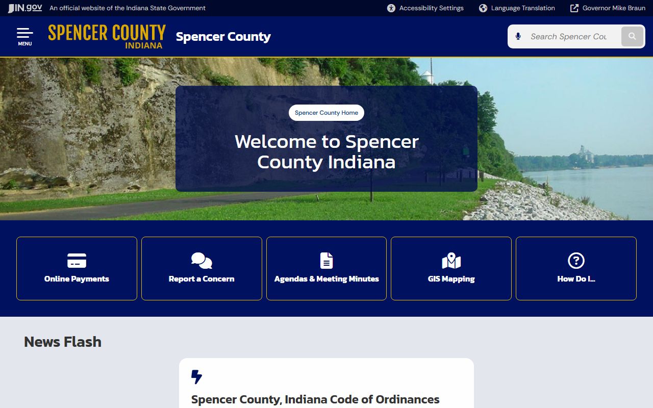 spencer county government website for spencer county booking releases