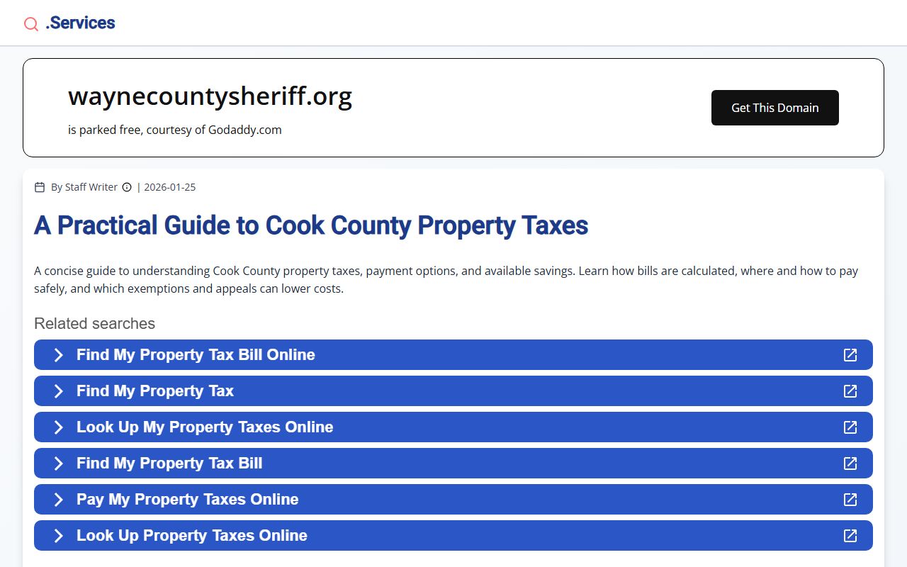 wayne county sheriff office website for wayne county booking releases